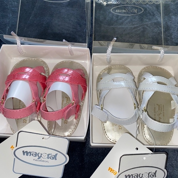 Mayoral Other - Mayoral newborn sandals 2 pair new size 2 or 2.5